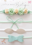 Mint Newborn Gift set