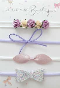 Purple Newborn Gift Set