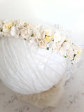 White/Ivory flower crown