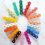 Daisy Fringe Clips (18 Colours)