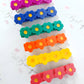 Daisy Fringe Clips (18 Colours)
