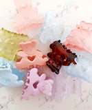 Teddy Bear Claw Clips (8 Colours)