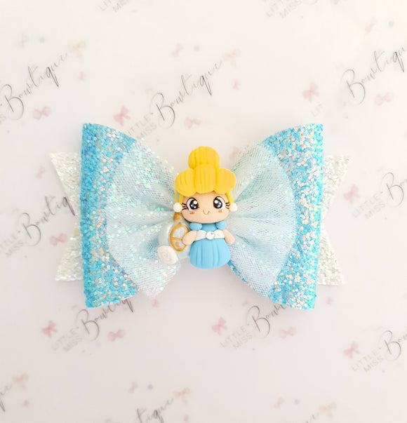 Cinderella Inspired Clay Bow