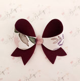 Autumn Plum Serene Bow