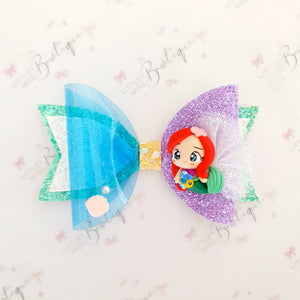 Ariel Inspired Clay Bow