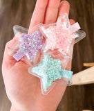 Shine Bright Fringe Clips -3 Colours