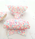 Bubble Gum Glitter Bows