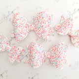 Bubble Gum Glitter Bows