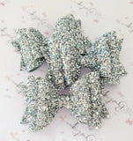 Holographic Double Glitter Bow