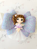 Iridescent Lilac Fairy Bow