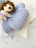 Iridescent Lilac Fairy Bow