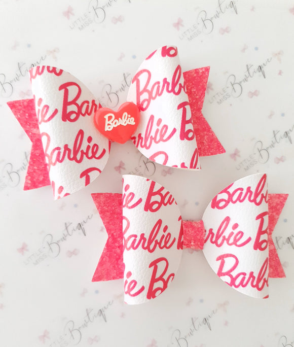 Pink Doll Hair Bow