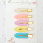 No Crease Glitter Clips  5pk