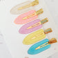 No Crease Glitter Clips  5pk