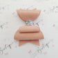 Suede Dusty Pink Double Bow