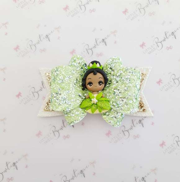 Tiana Inspired Bow