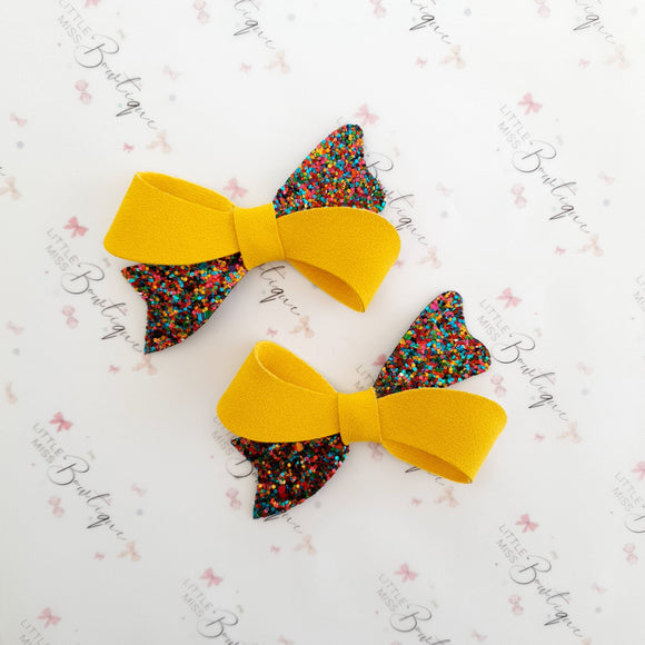 Autumn Breeze Mustard Sophia Bow