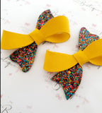Autumn Breeze Mustard Sophia Bow