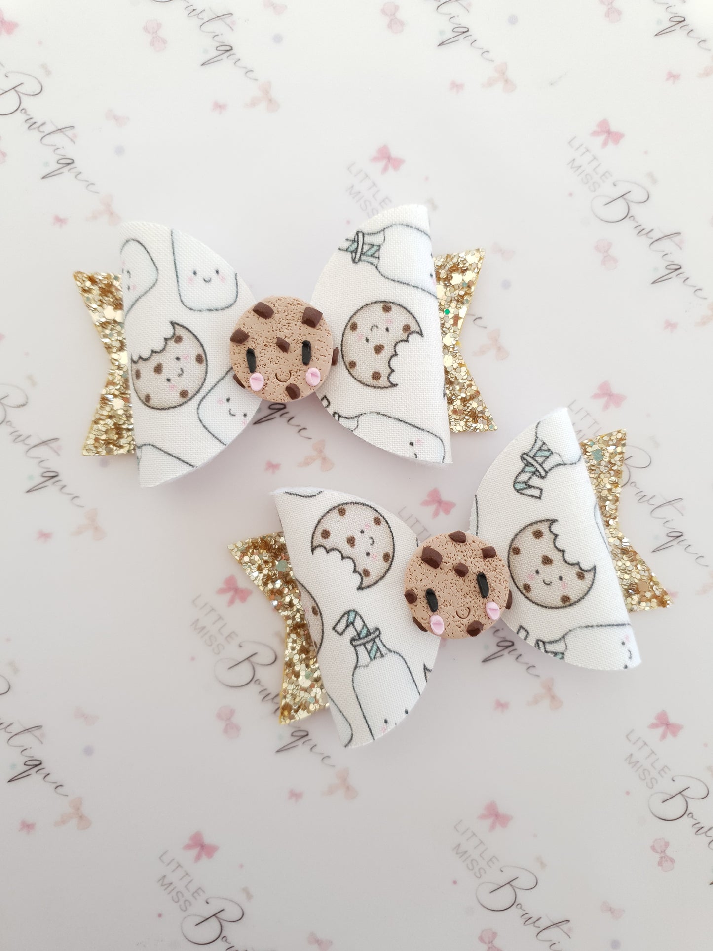 Cookies n' Milk Bow