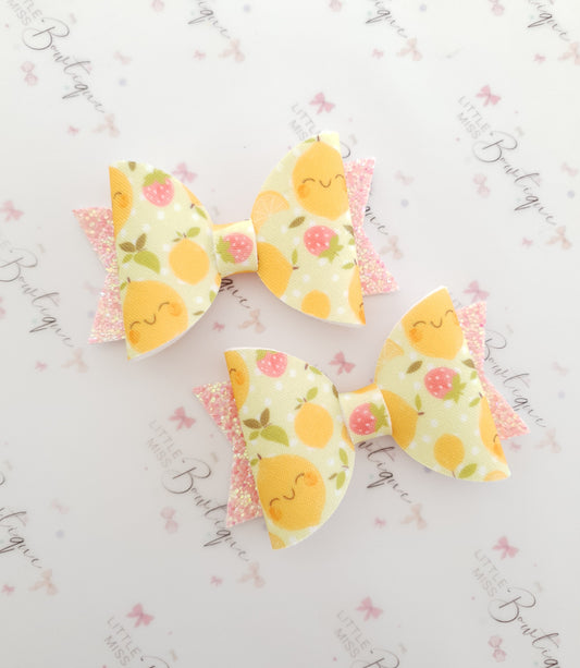 Strawberry Lemonade Bow