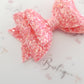 Frosted Glitter Double Bows