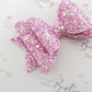 Frosted Glitter Double Bows