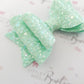 Frosted Glitter Double Bows