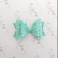 Frosted Glitter Double Bows