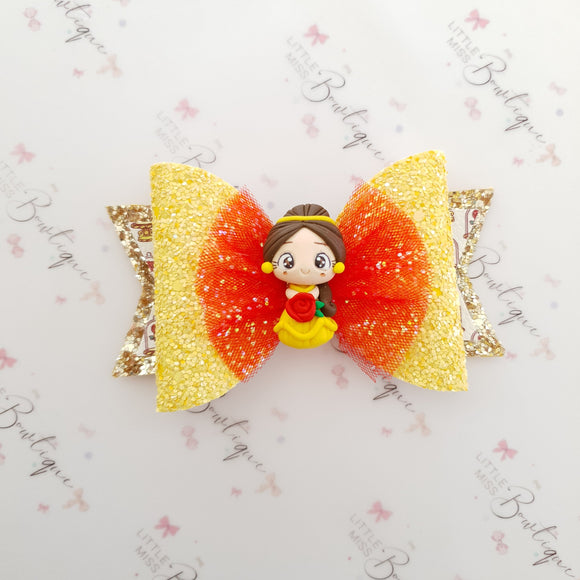 Belle Inspired Clay Bow