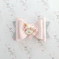 Pink Personalised Unicorn bow