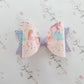 Pink Unicorn Bow Set