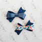 Blue Glitter Sophia Bows