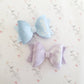 Purple/Blue Personalised Hair Bows