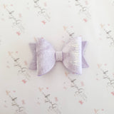 Purple/Blue Personalised Hair Bows
