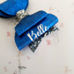 Personalised Blue Sparkles Bow