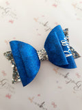 Personalised Blue Sparkles Bow