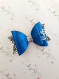 Personalised Blue Sparkles Bow