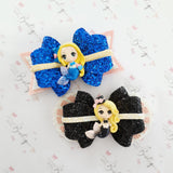 Glitter Cabaret Mermaid Bows