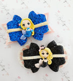 Glitter Cabaret Mermaid Bows