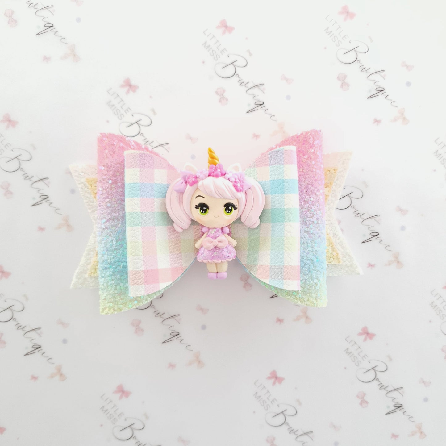Unicorn Girl Bow