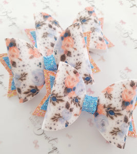 Floral Hair Bow