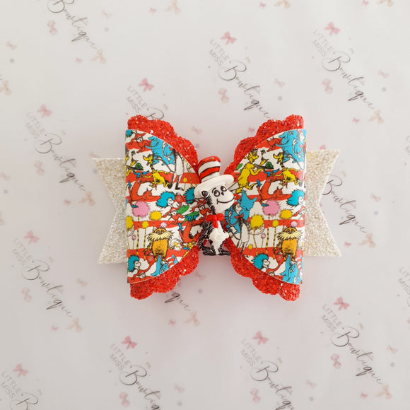 Cat in the Hat  Bow