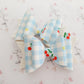 Cherry Gingham Bow