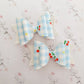 Cherry Gingham Bow