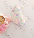 Blue/Pink Mermaid Bows!