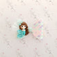 Blue/Teal Mermaid Bows