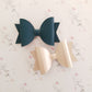 Luxe Smooth Leather Hair Bows