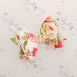 Red Floral/Lace Set