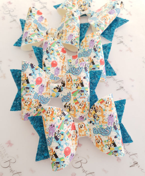 Bluey Sparkle Bows