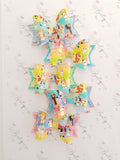 Rainbow Bluey Bows
